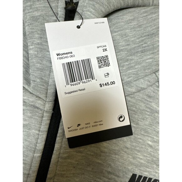 Nike Sportswear Tech Fleece WindrunnerWomen's Full-Zip Hoodie (Plus Size] 2x - Picture 3 of 11